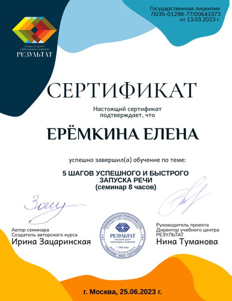 5 шагов успешного и быстрого запуска речи — копия документа
